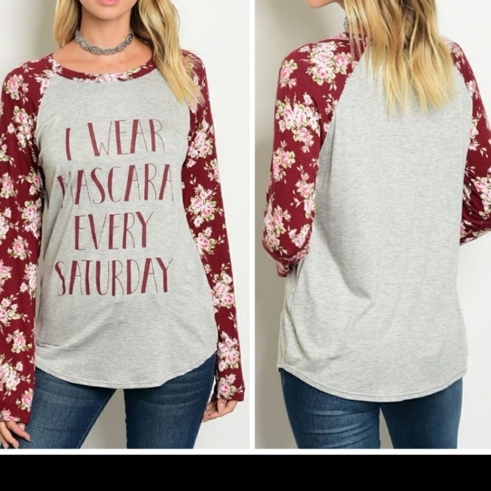 New Floral and graphic tee